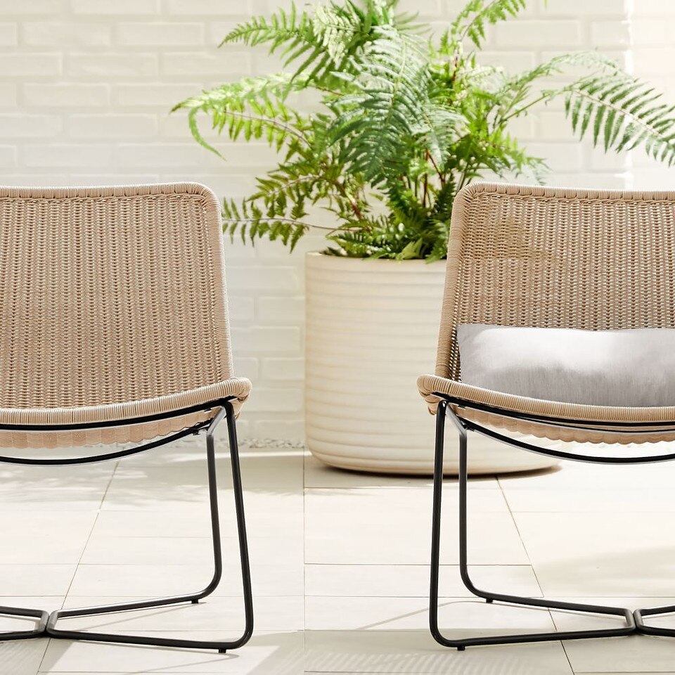 Outdoor Slope Lounge Chair West Elm UK